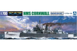 Aoshima 1/700 Waterline Series No.810 HMS Cornwall British Heavy Cruiser